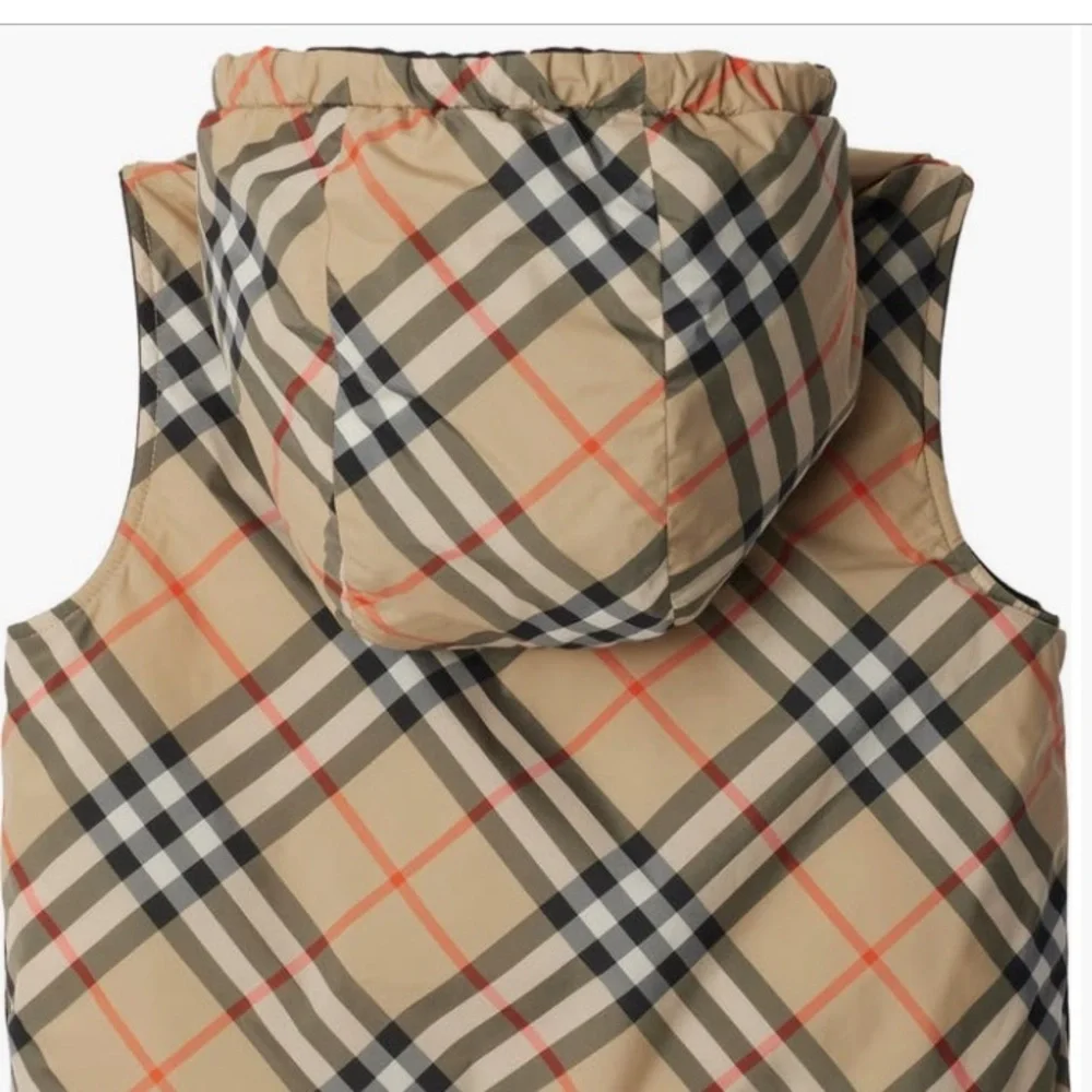 NWT - Burberry Reversible Check Vest
